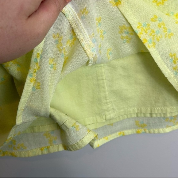 NWT‎ women’s yellow floral skirt size large - Picture 5 of 6